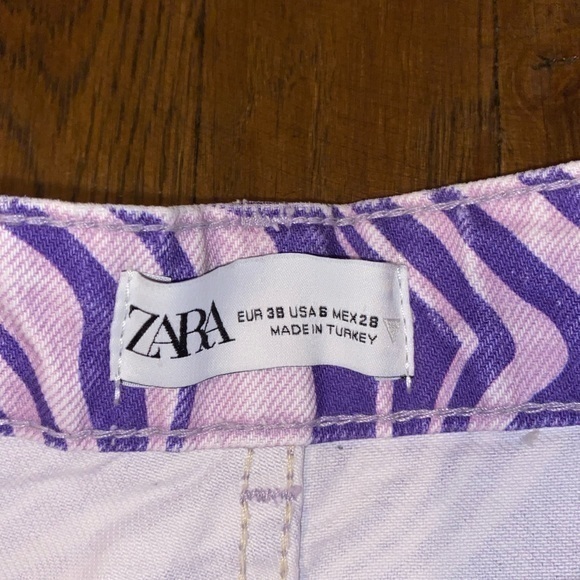 ZARA Purple Y2K Jeans - Picture 4 of 7